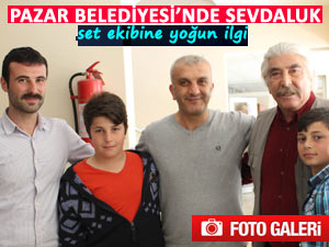 SEVDALUK EKİBİ PAZAR BELEDİYESİNDE!