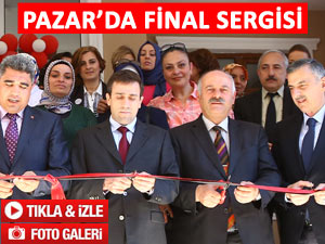 PAZAR HALK EĞİTİM'DEN FİNAL SERGİSİ