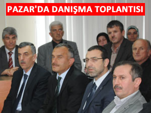 AK Parti Pazar İlçe Danışma Toplantısı yapıldı