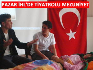 Pazar İmam Hatip'ten tiyatrolu mezuniyet