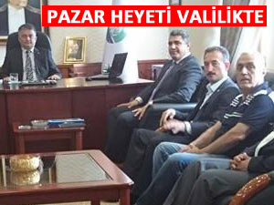 PAZAR ANADOLU İHL İÇİN VALİ'YE ZİYARET