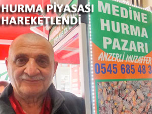 RİZE'DE HURMA SATIŞLARI YÜZDE 70 ARTTI