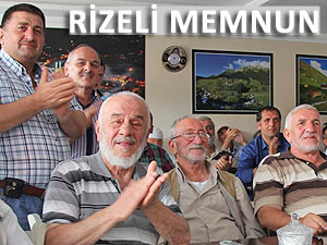 RİZE'DE BAŞBAKAN ERDOĞAN SEVİNCİ