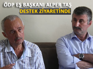 Alper Taş'tan emekli öğretmene destek ziyareti