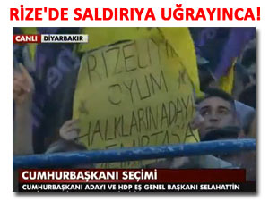 S. DEMİRTAŞ RİZE'Yİ UNUTAMAMIŞ!