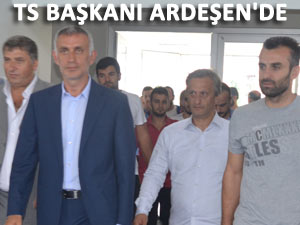 Trabzonspor Başkanı Hacıosmanoğlu Ardeşen'de