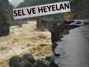 RİZE VE ARTVİN ÇEVRESİNDE KUVVETLİ YAĞIŞ