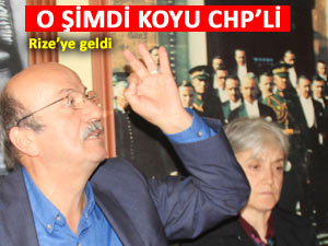 BEKAROĞLU CHP'Lİ OLARAK İLK KEZ RİZE'DE!