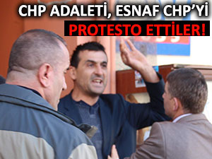 Rize'de CHP'nin protestosuna protesto!