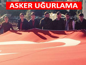 Pazar Ülkü Ocağı'ndan asker uğurlama