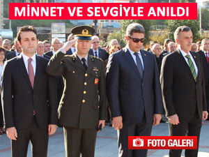 M. KEMAL ATATÜRK RİZE'DE SAYGIYLA ANILDI