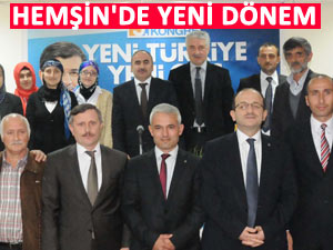 Hemşin'de yeni ilçe Başkanı Mehmet Mataracı