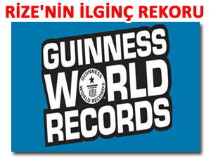 Türkiye'de 9 rekordan biri de Rize'den çıktı!