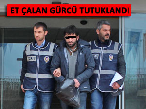 Rize'de marketten et çalan Gürcü, tutuklandı!