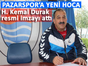 Pazarspor'un yeni hocası mukavele imzaladı