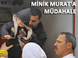 Minik Murat'ın imdadına paletli ambulans yetişti