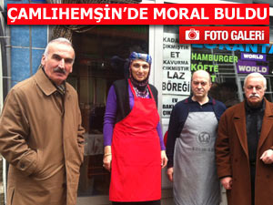 Dursun Güneş. Çamlıhemşin'de moral depoladı