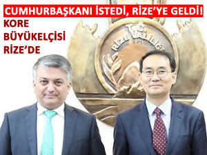 C.Başkanı Erdoğan'ın tavsiyesiyle Rize'ye geldi!