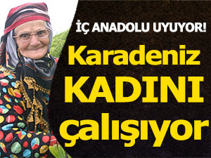 KARADENİZ'DE KADINLAR ÇALIŞIYOR