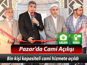 Pazar Merdivenli Köyü Melyat Camii hizmete açıldı.