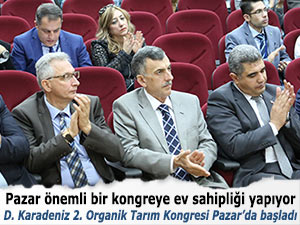 D. Karadeniz 2. Organik Tarım Kongresi Pazar’da başladı