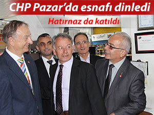 CHP Milletvekili Adayı Köymen Pazar’da moral buldu