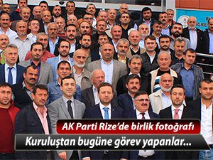 Rize'de başkanlar bir araya geldi