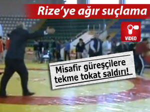 Akhisarlı güreşçilerden 'Rize'de saldırıya uğradık' iddiası!