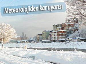 Doğu Karadeniz için kar uyarısı