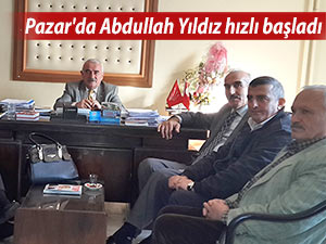 Pazar'da Abdullah Yıldız hızlı başladı