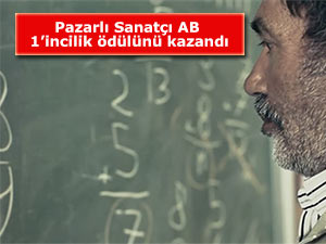 Pazarlı sanatçının kısa filmi 1'incilik ödülü aldı