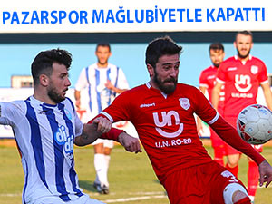 PAZARSPOR MAĞLUBİYETLE KAPATTI