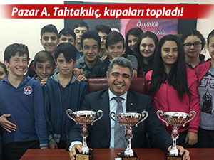 Pazar A. Tahtakılıç sporcuları Rize'de kupaları süpürdü!