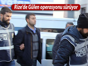 Rize'de Gülen operasyonları sürüyor