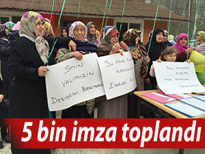 BEŞ BİN KİŞİLİK CAMİ İÇİN 10 BİN İMZA