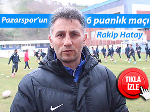 Pazarspor'un Hatay ile 6 puanlık maçı