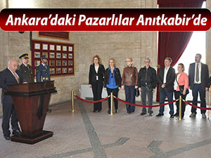 Ankara'daki Pazarlılar Anıtkabir'de