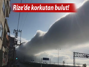 GÖKYÜZÜNDE İLGİNÇ SİS BULUTU