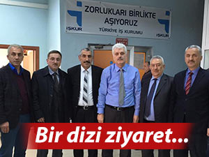 STK Başkanlarından Rize İŞKUR ve AK Parti'ye ziyaret
