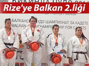 Rize'ye judoda Balkan ikinciliği getirdi