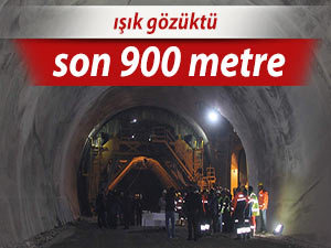 OVİT TÜNELİ’NDE SON 900 METRE