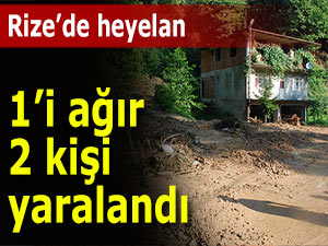 Rize’de şiddetli yağışlar hasara yol açtı