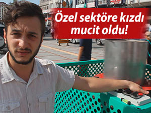 Özel sektöre kızdı, mucit oldu!