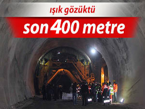 Ovit Tüneli’nde son 400 metre
