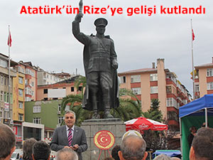 Atatürk’ün Rize’yi ziyaretinin 92. yıldönümü