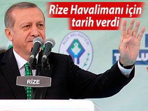Cumhurbaşkanı Erdoğan'dan Rize Havalimanı müjdesi
