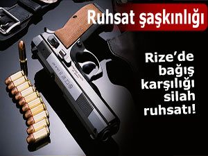 Rize'de silah ruhsatı almak için kuyruğa girdiler!