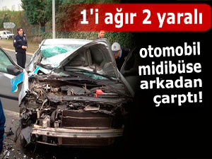 Rize'de Trafik Kazası, 1'i ağır 2 yaralı