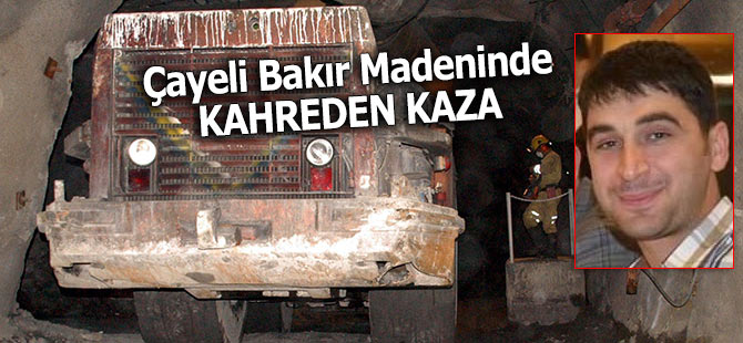 Madende iş kazası: 1 ölü