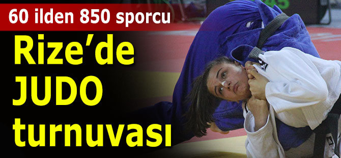Rize'de Türkiye Gençler Judo Şampiyonası